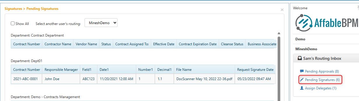 Electronic Signature