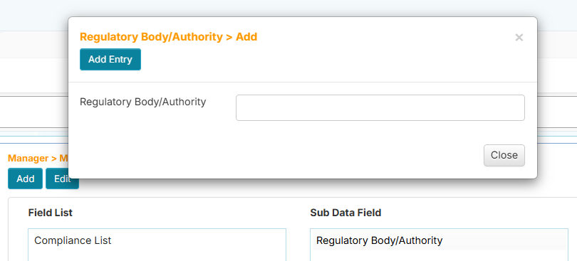 Sub Multi Field - add entry