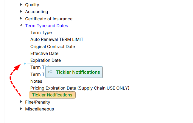 Dragging the Line field to a new position